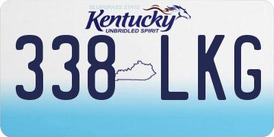 KY license plate 338LKG