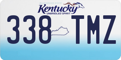 KY license plate 338TMZ