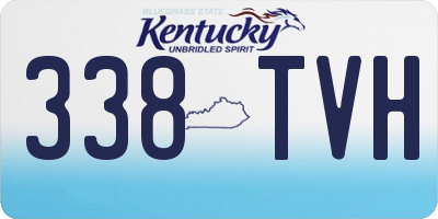 KY license plate 338TVH
