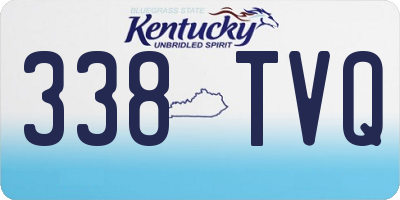 KY license plate 338TVQ