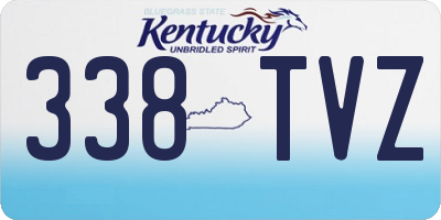 KY license plate 338TVZ