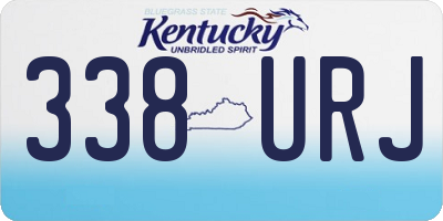 KY license plate 338URJ