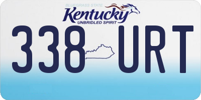 KY license plate 338URT