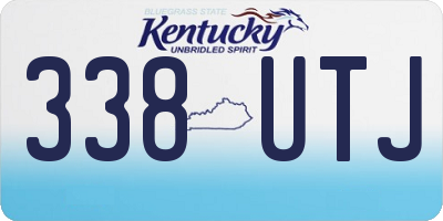 KY license plate 338UTJ