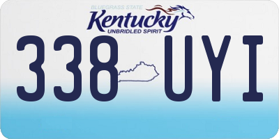 KY license plate 338UYI