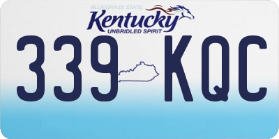 KY license plate 339KQC