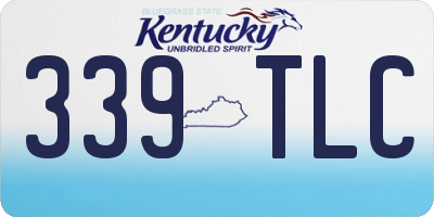 KY license plate 339TLC