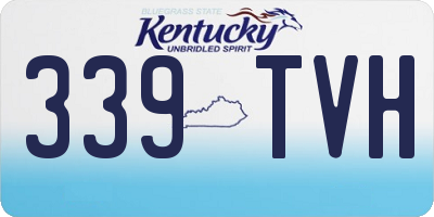 KY license plate 339TVH