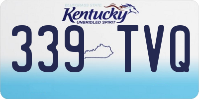 KY license plate 339TVQ