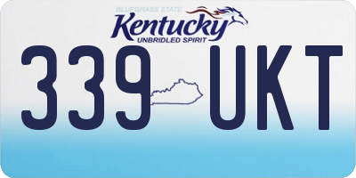 KY license plate 339UKT