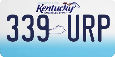 KY license plate 339URP