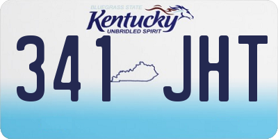 KY license plate 341JHT
