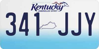 KY license plate 341JJY