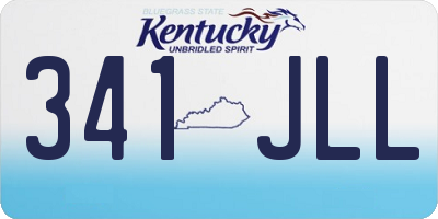 KY license plate 341JLL