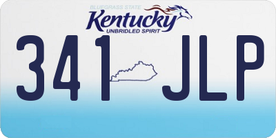 KY license plate 341JLP