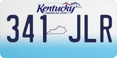 KY license plate 341JLR