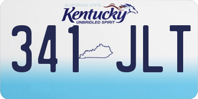 KY license plate 341JLT