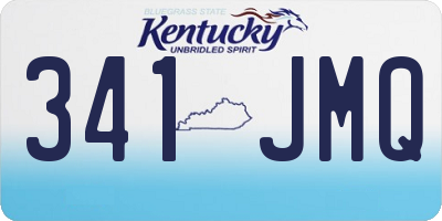 KY license plate 341JMQ