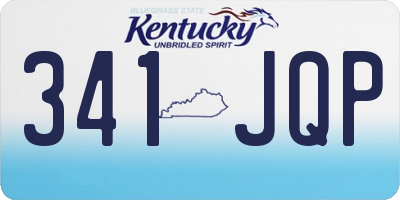 KY license plate 341JQP