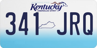KY license plate 341JRQ