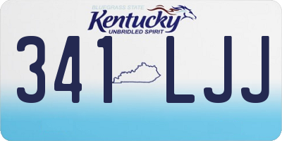 KY license plate 341LJJ