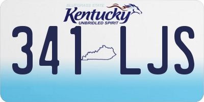 KY license plate 341LJS
