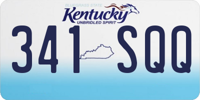 KY license plate 341SQQ