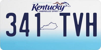 KY license plate 341TVH