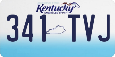 KY license plate 341TVJ