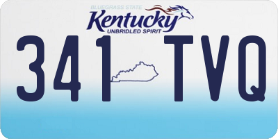 KY license plate 341TVQ