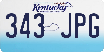 KY license plate 343JPG