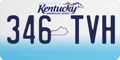 KY license plate 346TVH