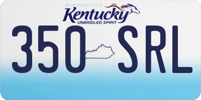 KY license plate 350SRL