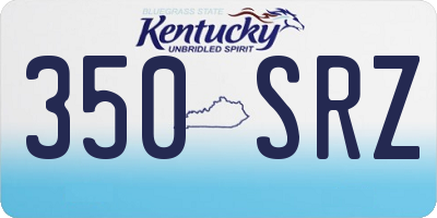 KY license plate 350SRZ