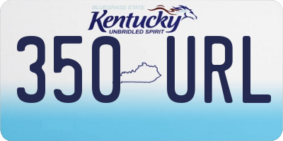 KY license plate 350URL