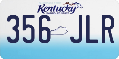 KY license plate 356JLR