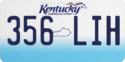 KY license plate 356LIH