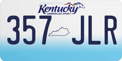KY license plate 357JLR