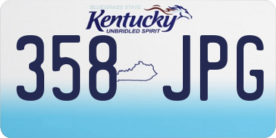 KY license plate 358JPG