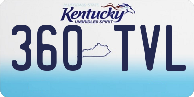 KY license plate 360TVL