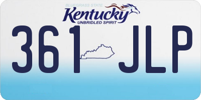 KY license plate 361JLP