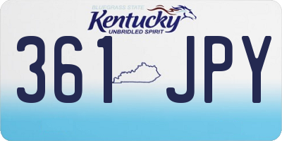 KY license plate 361JPY