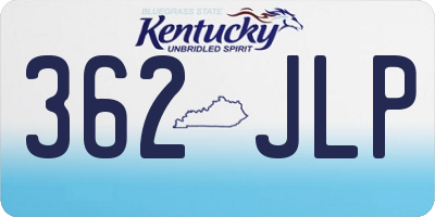 KY license plate 362JLP
