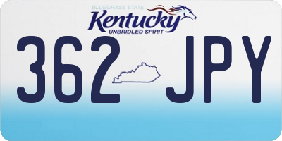 KY license plate 362JPY