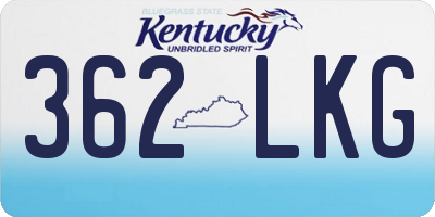 KY license plate 362LKG