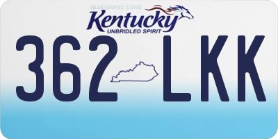 KY license plate 362LKK