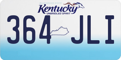 KY license plate 364JLI