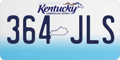 KY license plate 364JLS