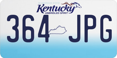 KY license plate 364JPG