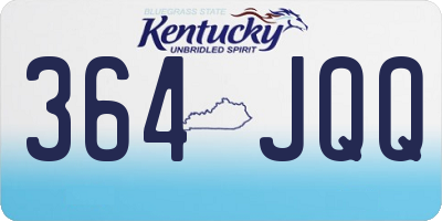 KY license plate 364JQQ